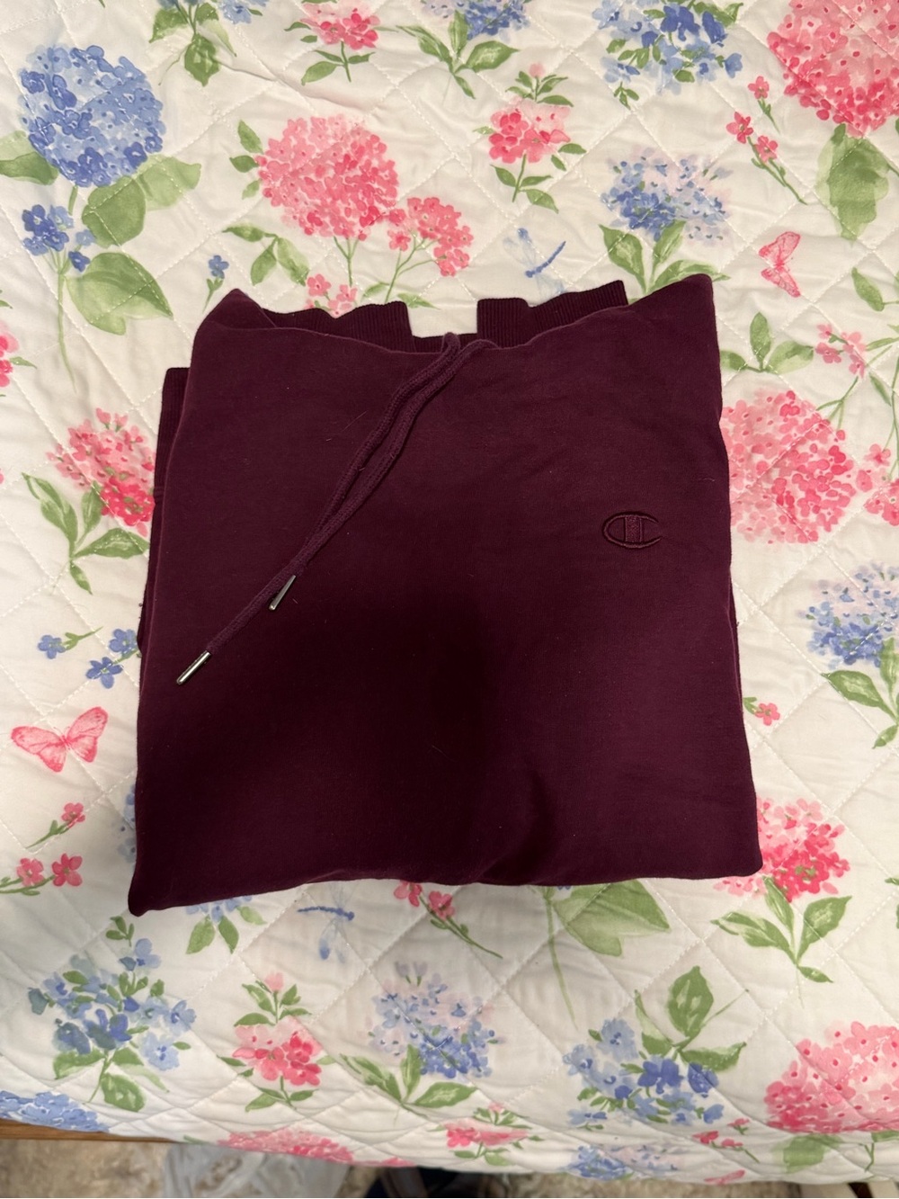 Champion Maroon Hoodie Sweatshirt